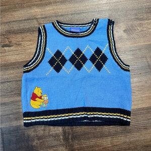 Vintage Pooh sweater vest